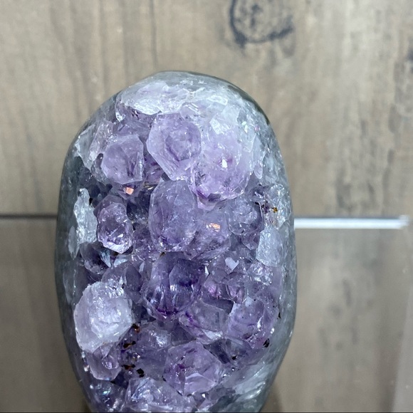 Amethyst Cluster Raw Natural Rough Crystal Stone Purple - Picture 6 of 9